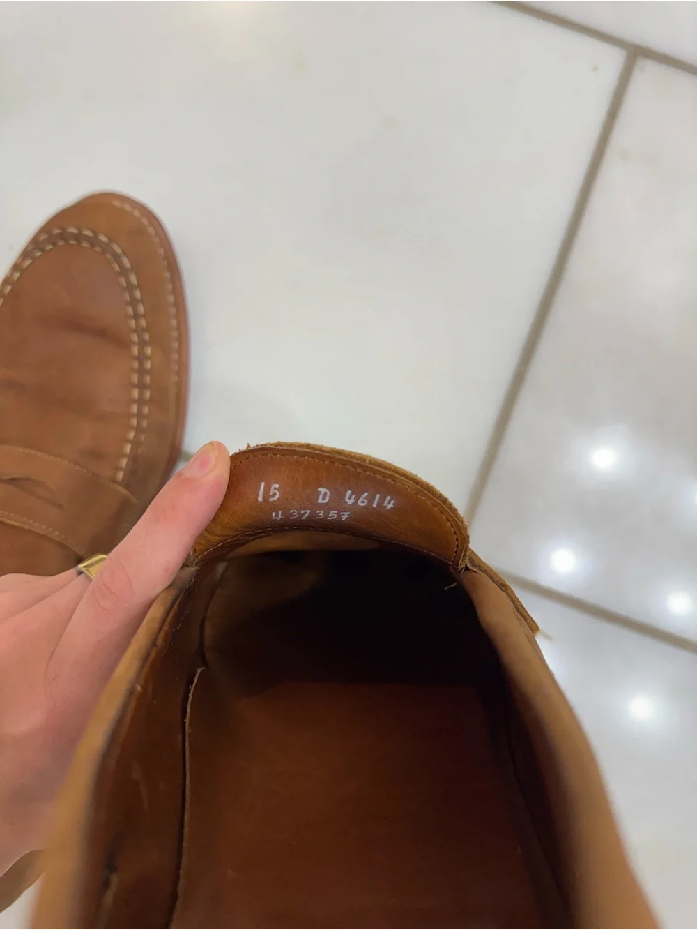 Allen Edmonds Brown Leather Loafers - SIZE 15